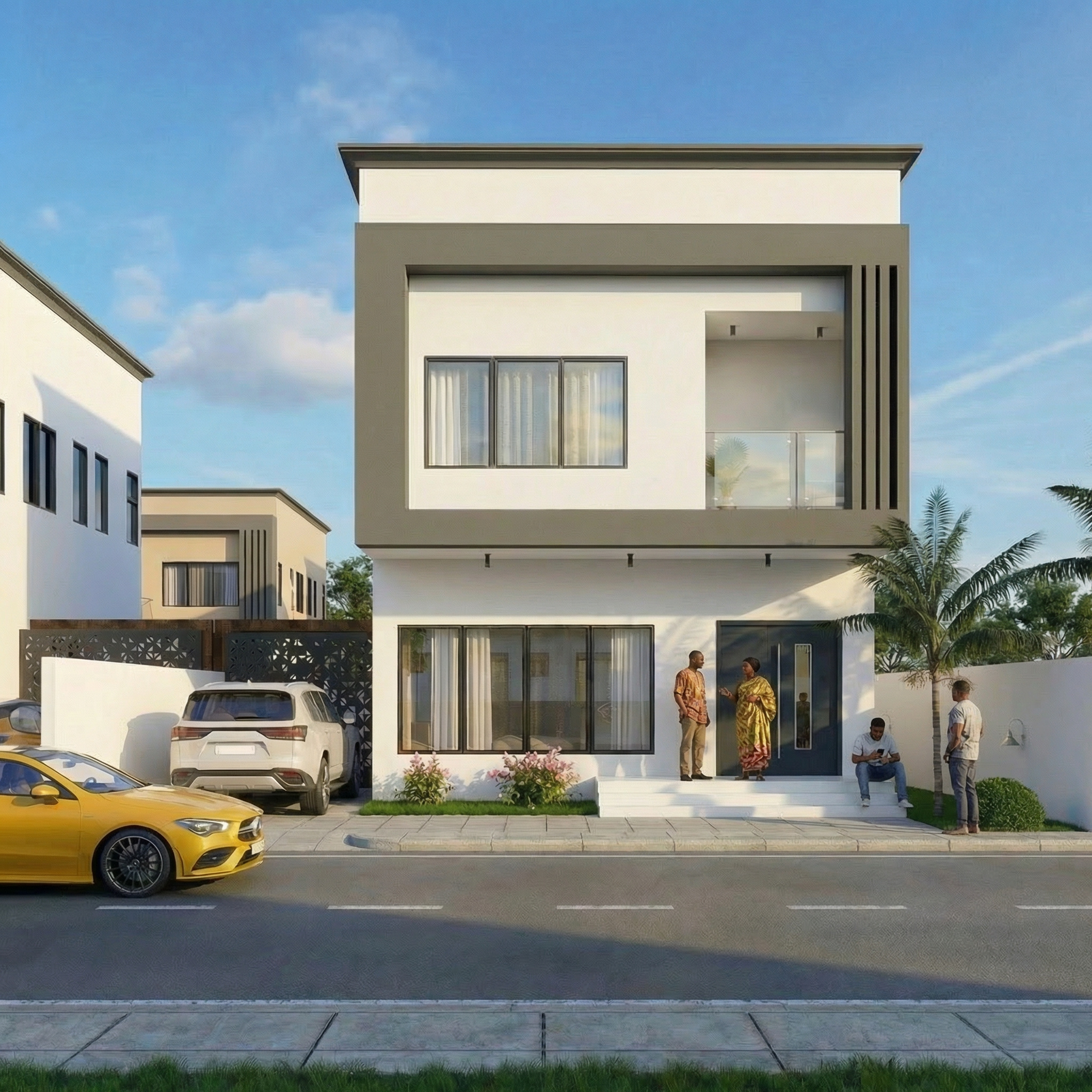 A Villa exterior