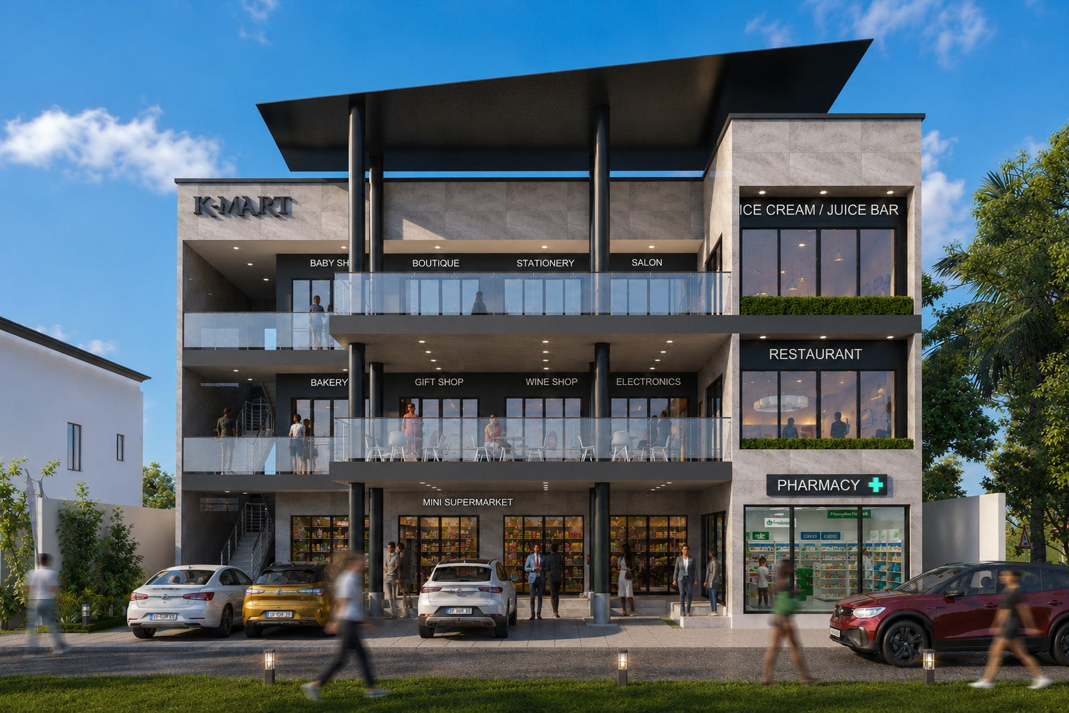 The BellaVista K-Mart commercial centre